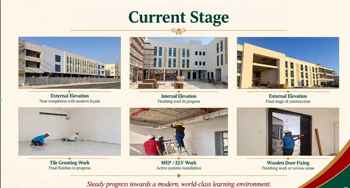 Current stage - New Campus Construction Journey