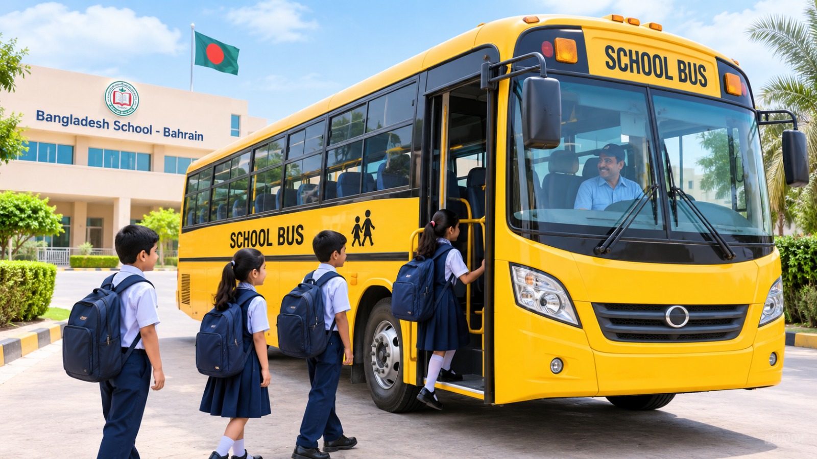 Bangladesh School Bahrain school bus